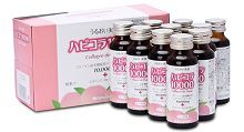 Collagen De Happy 10000mg chống lão hoá (10 chai x 50ml) Nhật Bản