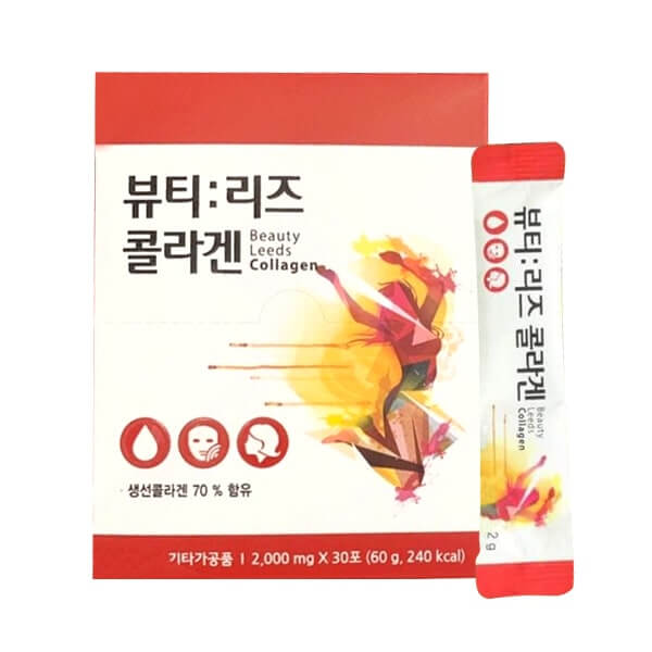 Nhụy Hoa Nghệ Tây Beauty Leeds Collagen Hàn Quốc 30 gói