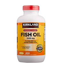 Dầu Cá giúp sáng mắt Kirkland fish oil bổ sung Omega-3 1000mg Mỹ