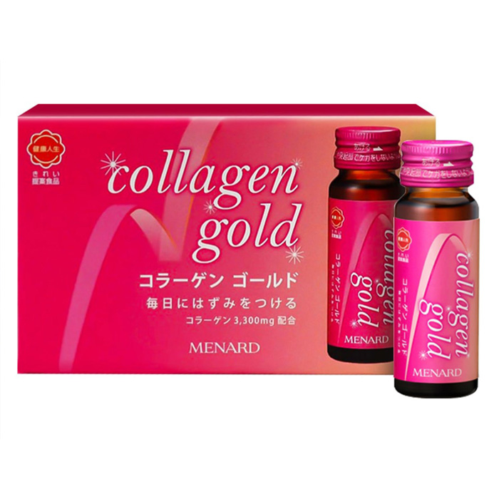 Nước uống Collagen Gold MENARD 10 chai x 30ml Nhật 