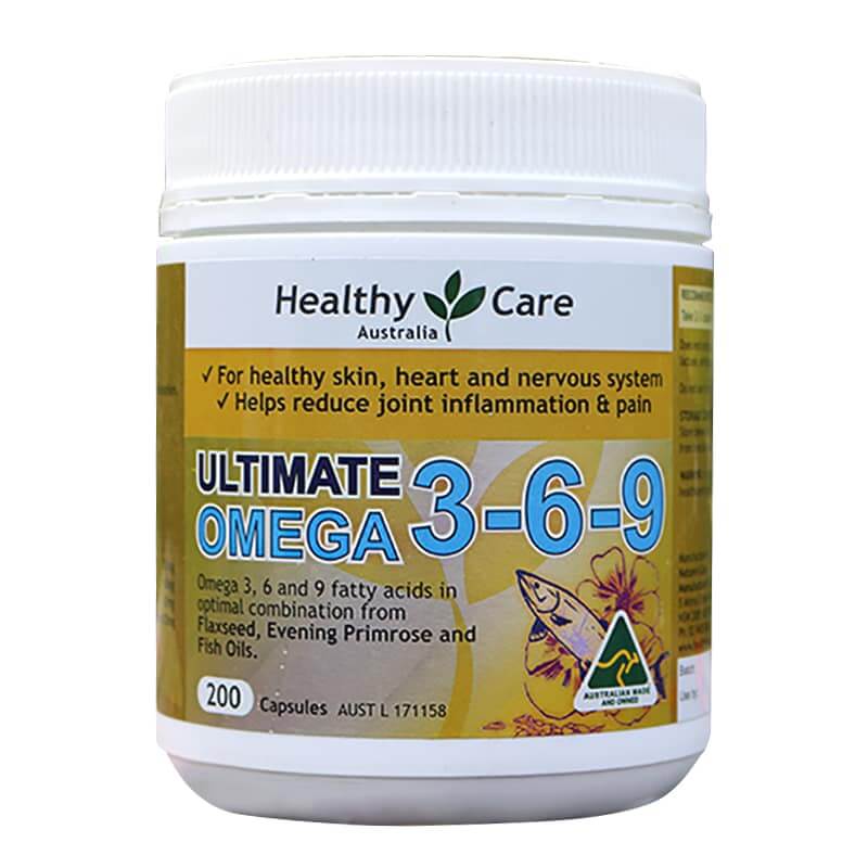 Omega 369 Healthy Care Ultimate Hộp 200 Viên chính hãng Của Úc