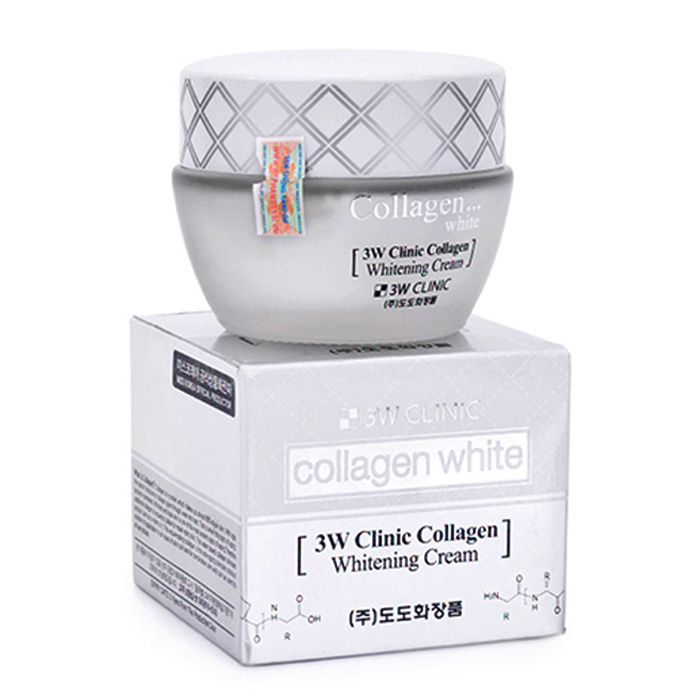 Bí Quyết Làm Trắng Da Mặt Bằng Kem 3W Clinic Collagen