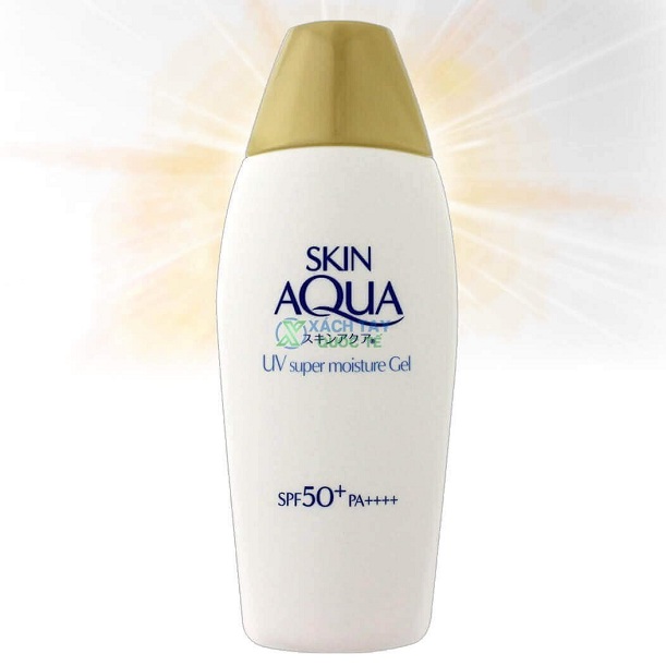Chống nắng skin Aqua UV Super Moisture gel sunscreen Rohto Nhật Bản 110g