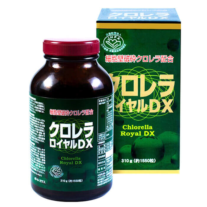 Tảo lục Chlorella Royal DX Bổ sung dưỡng chất toàn diện 1550 viên Nhật Bản
