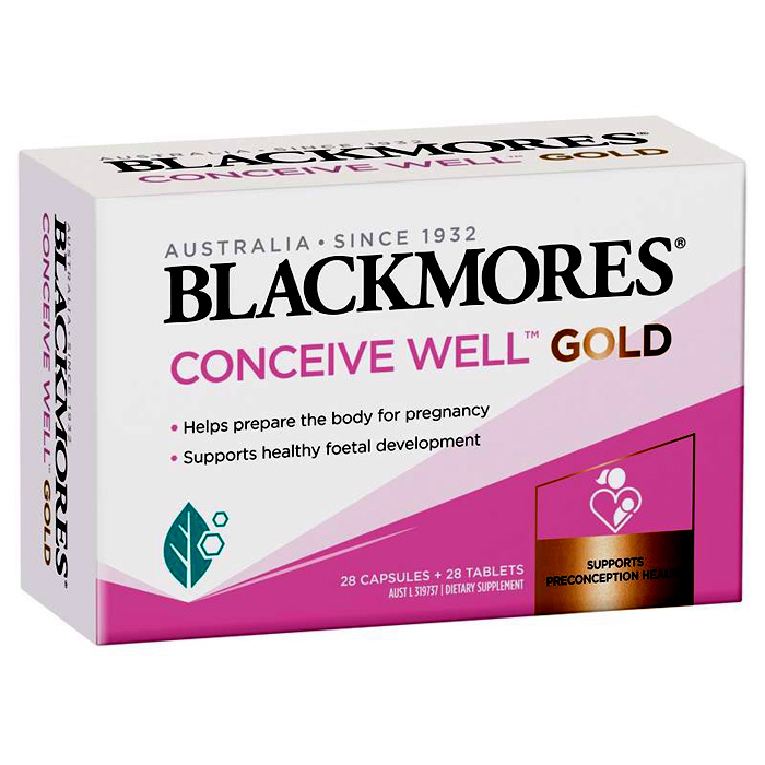 Thuốc tăng khả năng thụ thai Blackmores Conceive Well Gold 56 viên Úc