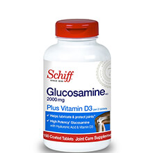 Thuốc bổ khớp Schiff Glucosamine 2000mg Plus Vitamin D3 150 viên Mỹ