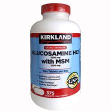 Thuốc Bổ Khớp Glucosamine HCL 1500mg Kirkland Mỹ 375 viên
