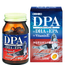 Thuốc bổ não DPA+DHA+EPA+Vitamin E Orihiro 120 viên Nhật Bản