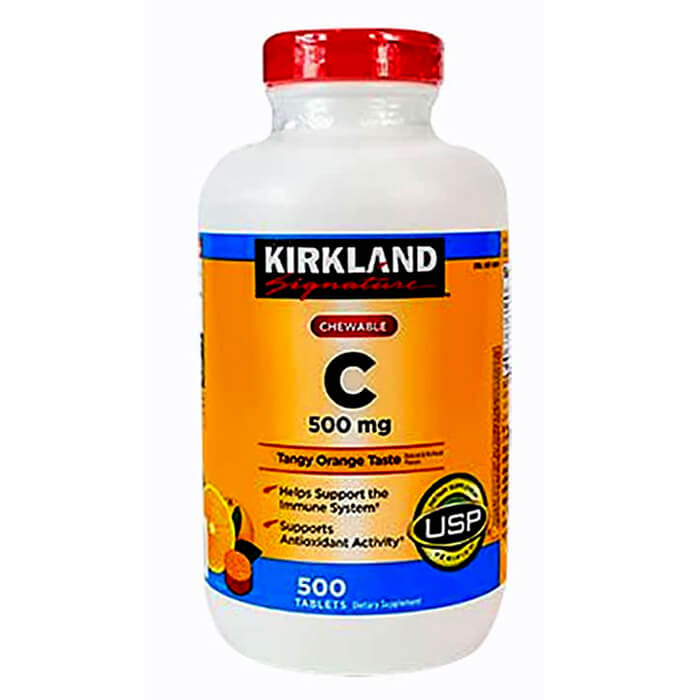 Viên uống bổ sung vitamin C 500mg Kirkland 500 viên của Mỹ