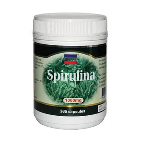 Viên uống chống lão hóa Tảo xoắn Spirulina 1000mg Costar Úc 365 viên