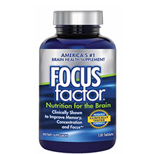 Thuốc Focus Factor giúp tăng cường trí nhớ - giảm stress 150 viên Mỹ