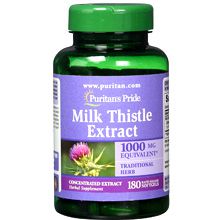 Thuốc uống thải độc gan Milk Thistle Extract 1000mg 180 viên Mỹ