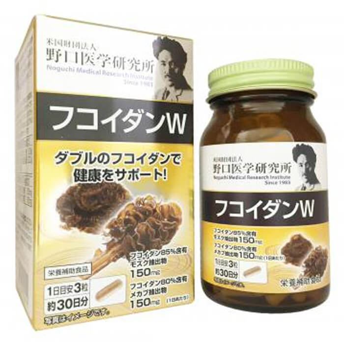 Viên uống tăng cường hệ miễn dịch Noguchi Meiji Fucoidan W 90 viên Nhật Bản