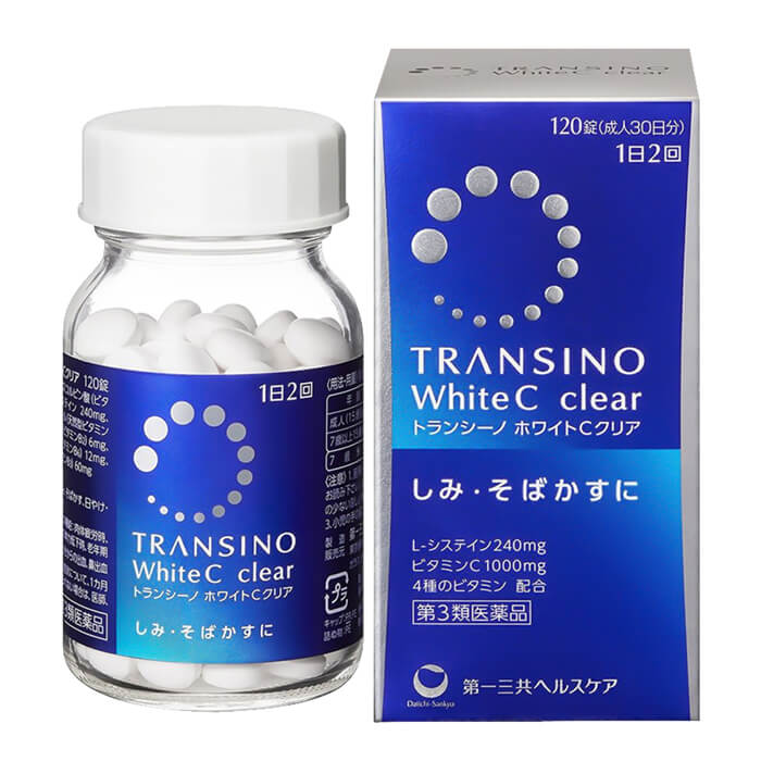Thuốc trị nám Transino White C Clear 120 viên Nhật Bản