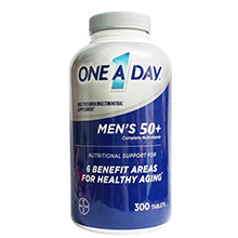 Vitamin One A Day Men's 50+ cho Nam trên 50 tuổi 220 viên Mỹ